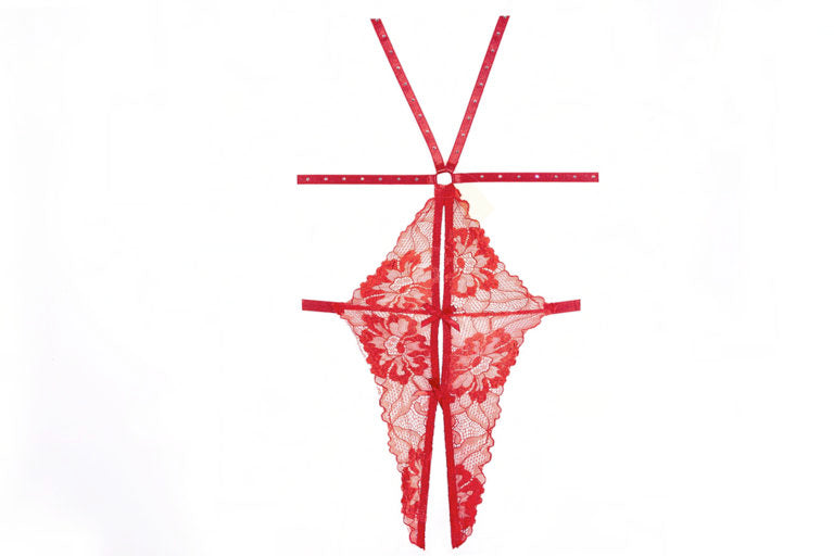Crotchless Lilly Teddy Lingerie