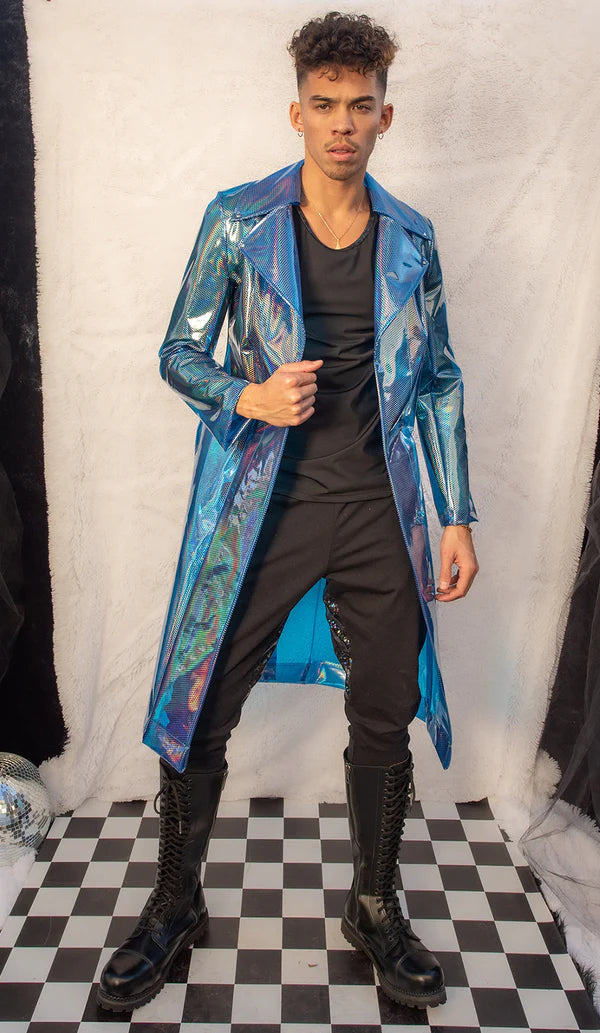 TRANSPARENT TRENCH COAT - UNISEX