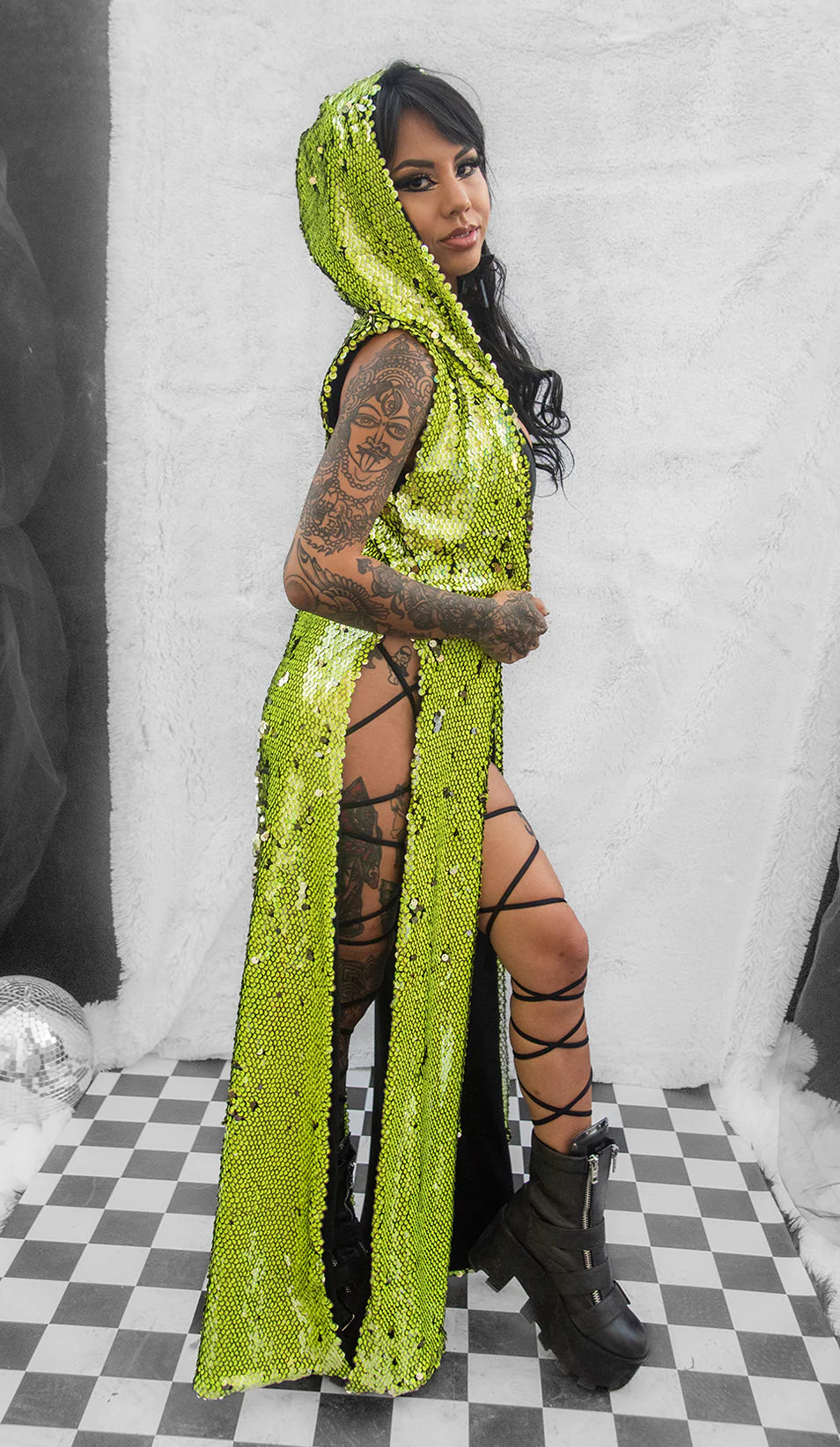 UNISEX SEQUIN DUSTER