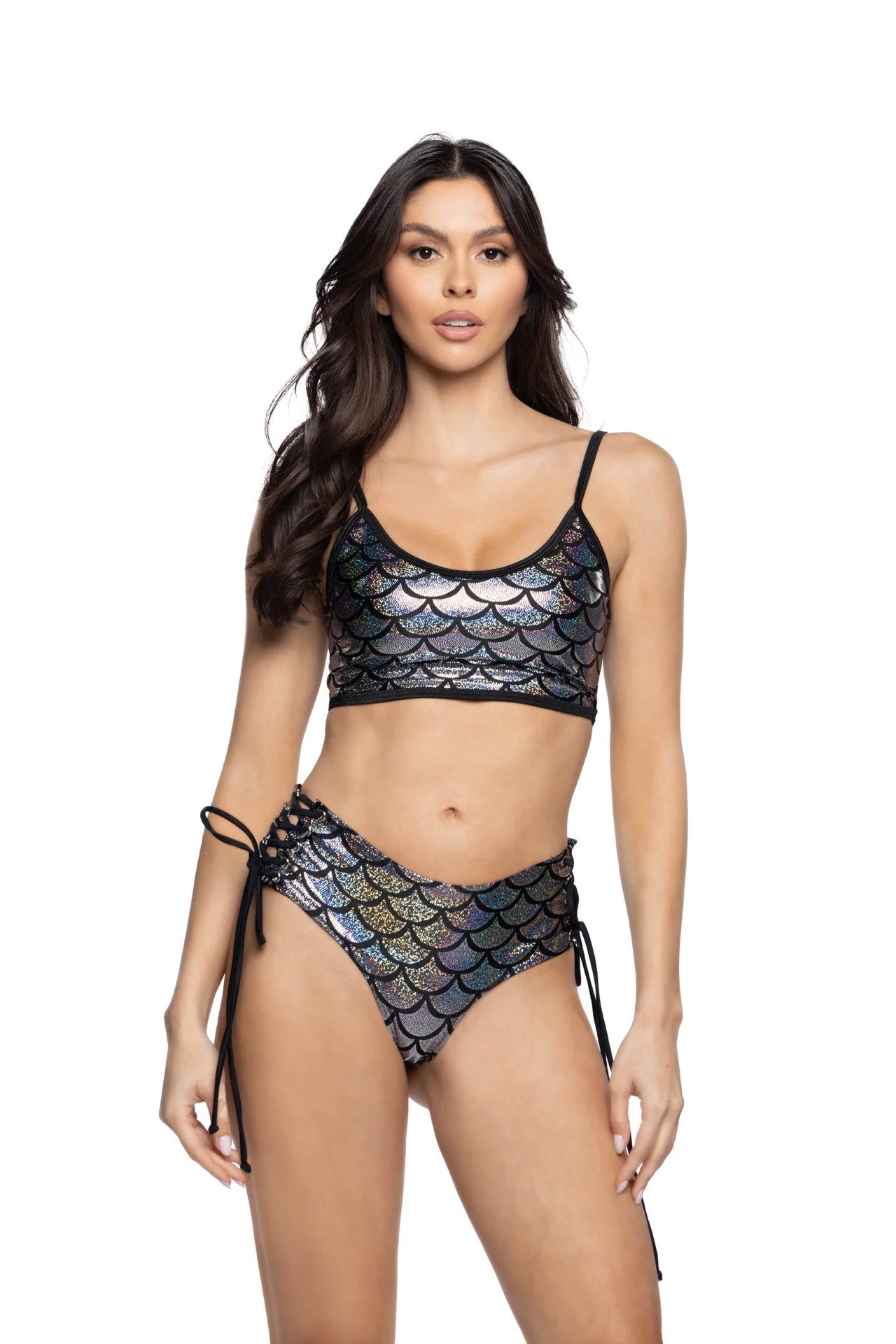 TANK TOP AND LACE-UP SHORT SET