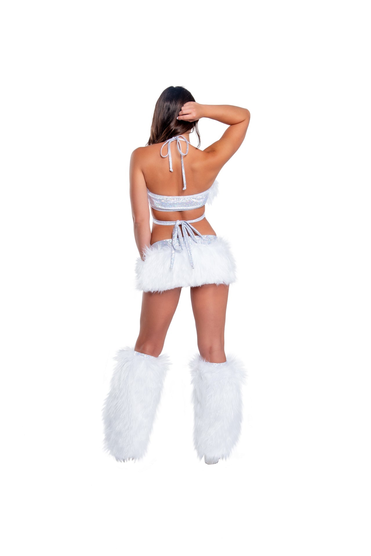 FAUX FUR LIGHT-UP WRAP TOP - FF426