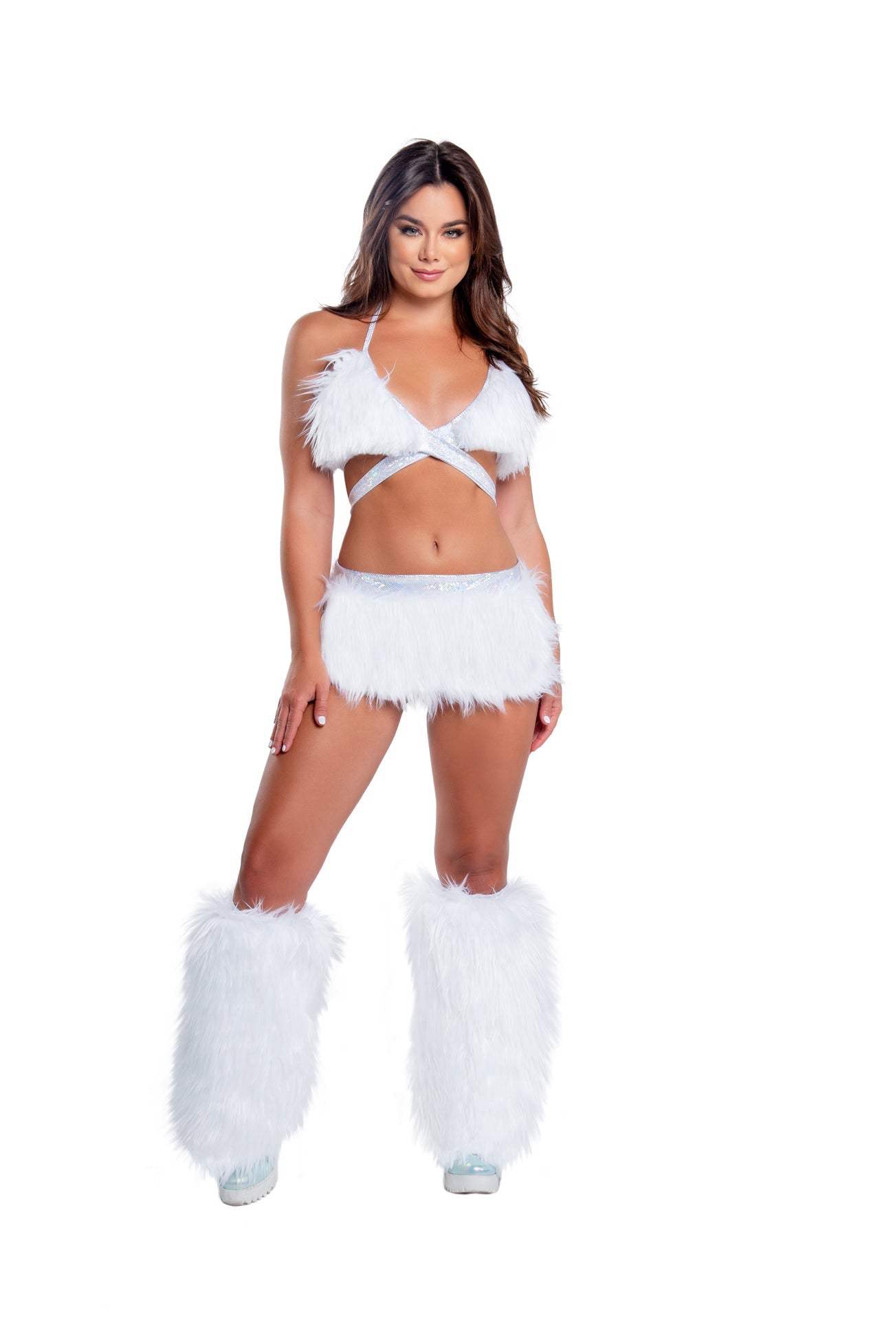 FAUX FUR LIGHT-UP SKIRT - FF427