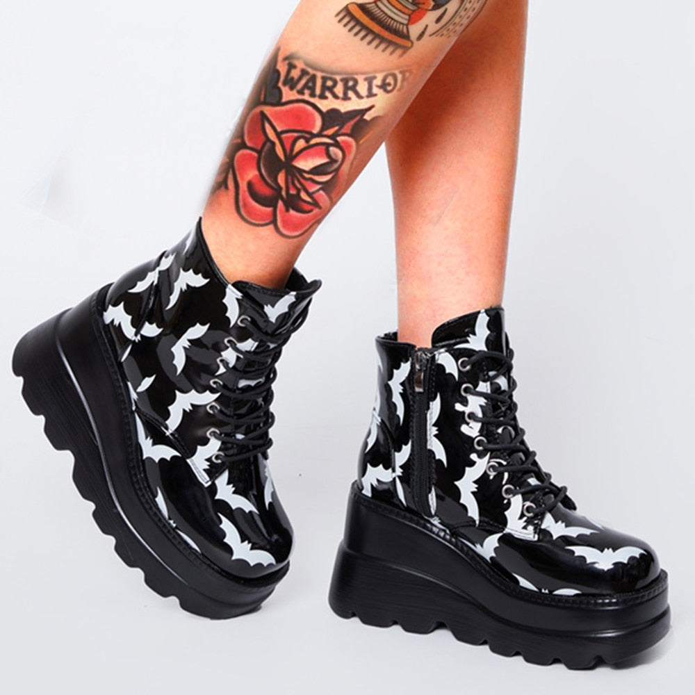 Design Platform Gothic Ankle Boot
